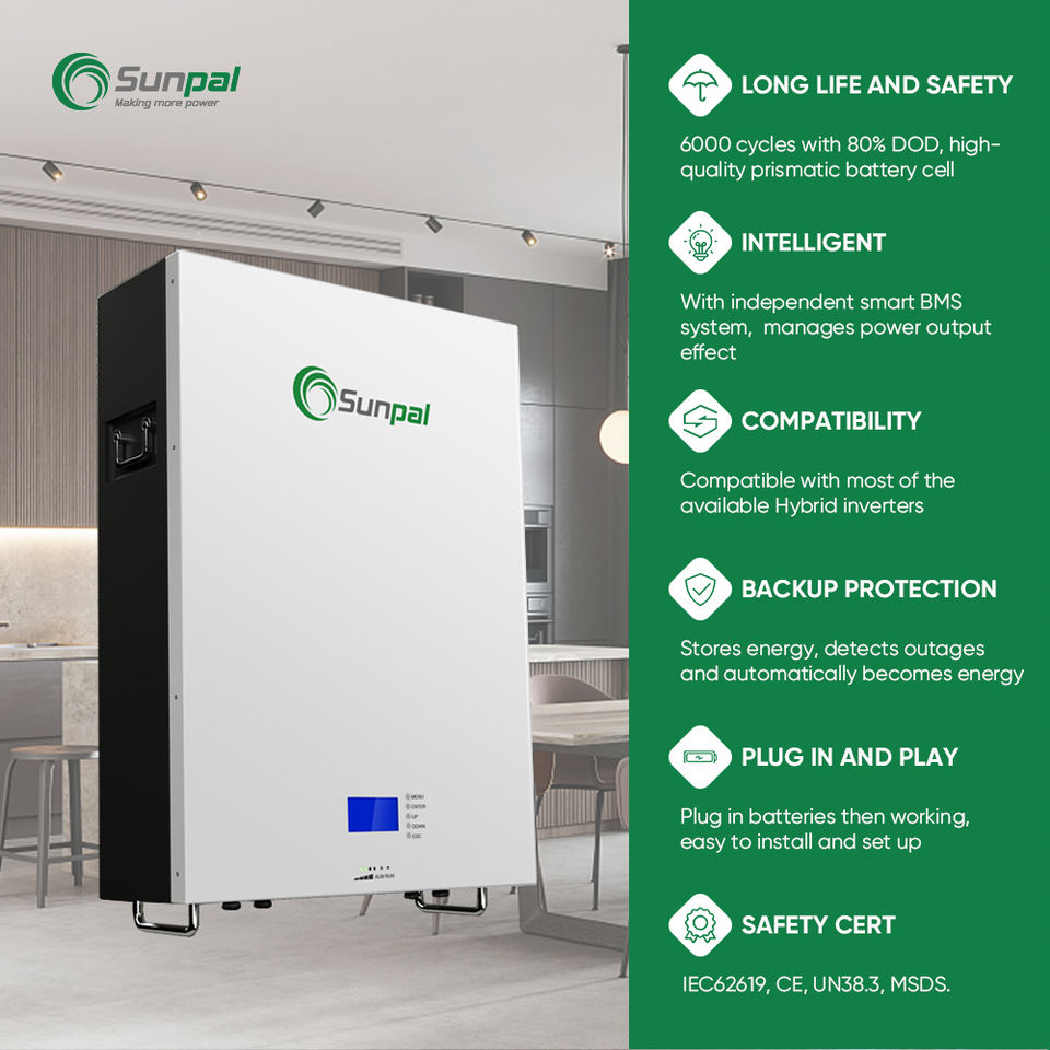 Sunpal Hybrid Industrial Solar Energy System 5Kw 10Kw 30Kw 20Kw 10 Kw ...