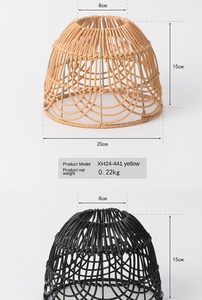 Colgante de paja de ratán para sala de estar antiguo en línea más vendido/pantalla para decoraciones del hogar candelabro tejido a mano - Product Image 3