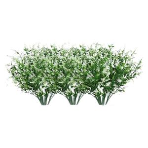 Bouquet de fleurs artificielles de lavande amazonienne 35 cm en plastique pour décoration de mariage en extérieur - Product Image 1