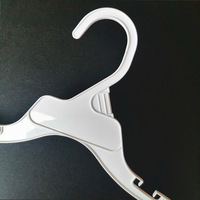 Cintre supérieur en plastique blanc semi-transparent de 25 cm, 495 unités, pour vêtements d'enfants et de bébés, idéal pour supermarché, salon, armoire