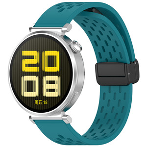 Correa de Reloj Magnética Plegable con Hebilla, Correas Universales de Silicona para Relojes Huawei, Xiaomi, <span class=keywords><strong>Garmin</strong></span> 18/20/22, <span class=keywords><strong>Accesorios</strong></span> para Correas de Reloj - Product Image 2