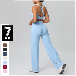 Conjuntos de Fitness y <span class=keywords><strong>Yoga</strong></span> de Lujo: Trajes Deportivos Elásticos de Alta Calidad, Estilo Tubo Recto, Venta al por Mayor - Product Image 1