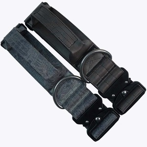 Collar de Perro Táctico Ajustable de Alta Resistencia con Estampado de Lujo, Acolchado y Cómodo, con Cierre de Hebilla, de Cuero PU Impermeable para Perros Grandes - Product Image 6