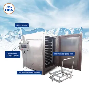 Congelador rápido do nitrogênio da carne do marinho, refrigeração pequena criogênica industrial para a venda