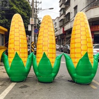 Maïs géant gonflable de 3 m en tissu Oxford, modèle agricole personnalisé avec logo, pour publicité/marque agricole