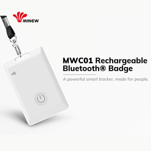 บัตรประจำตัวแบบชาร์จได้ Bluetooth BLE 5.1 AoA พร้อม SDK ฟรี บัตรประจำตัว BLE 5.0 รองรับ iBeacon สำหรับระบุตำแหน่งภายในอาคารและเครื่องติดตามส่วนบุคคล - Product Image 2