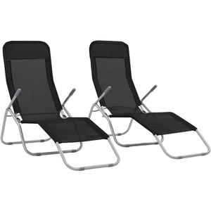 <span class=keywords><strong>Tumbonas</strong></span> <span class=keywords><strong>Plegables</strong></span> para Jardín, <span class=keywords><strong>2</strong></span> Piezas, Silla Reclinable para Piscina, Tumbona para Exteriores, Tumbona Reclinable para Patio - Product Image 4