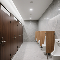 Cloison de toilettes murale pour hommes, écran de confidentialité pour urinoir, déflecteur imperméable, séparateur de toilettes pour écoles, jardins d'enfants, lieux publics