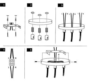 Roseta de Techo de Hierro de 100*25MM con Apertura de 10mm y Orificio Único, Superficie Multicolor, Montaje en Pared/Techo para Lámpara Colgante DIY - Product Image 5