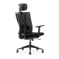 Chaise de bureau exécutive en maille intégrale de luxe chinoise, design moderne, ergonomique, pivotante, avec appui-tête et roulettes réglables