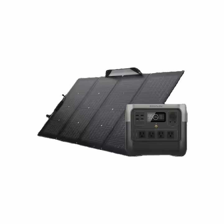 For EcoFlow RIVER 2 Pro+ 220W Portable Solar Panel with Pure Sine Wave ...