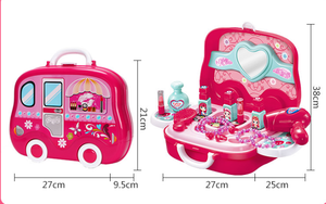 <span class=keywords><strong>Set</strong></span> Giocattolo per Bambine con Valigetta, Tavolo da Trucco Simulato e Accessori per il Trucco - Product Image 3