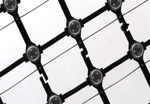 SMD3535 P143 DMX512 RGB DC12V SMD3535 Pantalla de malla LED impermeable IP67 para interiores y exteriores para publicidad - Product Image 3