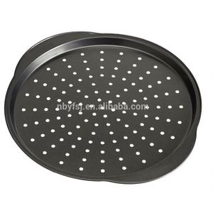 YJ 165920 Antiaderente In Acciaio Al Carbonio Perforato Torta Della <span class=keywords><strong>Pizza</strong></span> Pan Con Cottura Vassoio Rack Per La Vendita - Product Image 5