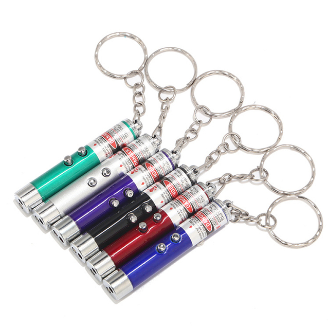 Factory Wholesales Laser Pointer Cat Teaser Exerciser Cat Toy for Cats Interactive Toys Pet Toys Assorted 10pcs 1pc/blister+card