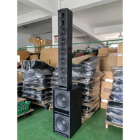 Système audio portable stéréo professionnel Mellisong YZ212, double caisson de basses de 12 pouces, colonne active en plastique, haut-parleur 1.1 Stage