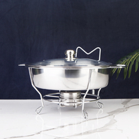Ensemble de chauffe-plats en acier inoxydable pour hôtel et restaurant chauffe-plats pour buffet et traiteur en vente
