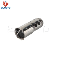 Silencieux DB Killer à insert amovible argenté pour tuyau de silencieux de 51mm Yamaha