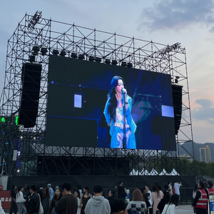 โปสเตอร์ขนาดยักษ์ฉากหลังกลางแจ้งที่ด้านหลังเวทีการแสดงผลแขวนวิดีโอตกแต่งผนังให้เช่าเวทีสำหรับคอนเสิร์ต - Product Image 1