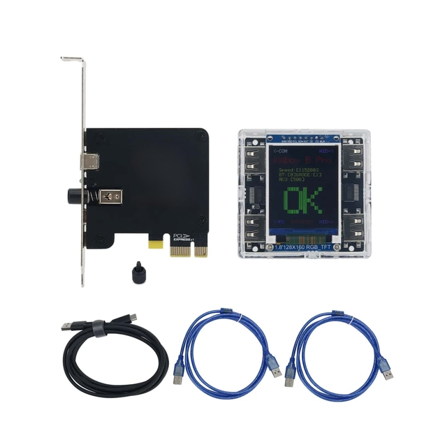 MVP DMA Board Basic Version General Firmware + Kmbox B+ (Pro) Keyboard Mouse Controller with Screen for LeetDMA