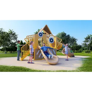 Équipement de terrain de jeu de conseil de PE pour des <span class=keywords><strong>parcs</strong></span> jouets extérieurs colorés équipement de terrain de jeu balançoire extérieure commerciale - Product Image 1