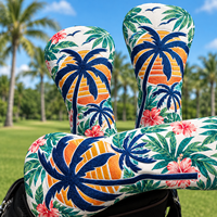 ASL GOLF Housse de tête de putter de golf en PU imperméable, légère et personnalisée de haute qualité pour clubs de type mallet et blade