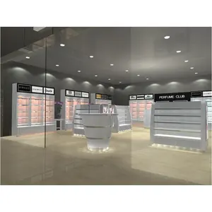 Moderne Stijl Cosmetische Winkel Parfum Showcase Vitrine Kast Make-Up Display Stand Parfum Winkel Decoratie