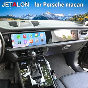 Pantalla Doble de 12.3 Pulgadas para Auto, Reproductor Multimedia con GPS, Navegación, Radio, Carplay y 4G para Porsche Macan 2018-2024 - Product Image 1