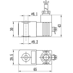HS09301 0930 Bobina de válvula solenoide a prueba de explosiones para uso industrial, material de cobre y plástico - Product Image 5