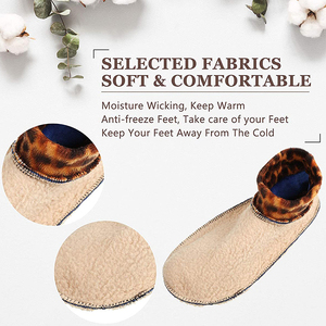 <span class=keywords><strong>Calze</strong></span> da pantofola <span class=keywords><strong>termiche</strong></span> antiscivolo per interni <span class=keywords><strong>calze</strong></span> da pavimento leopardate da donna <span class=keywords><strong>calze</strong></span> da pantofola Fuzzy per ragazze da donna - Product Image 3