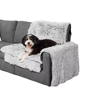 Vente en gros de couverture de canapé-lit <span class=keywords><strong>pour</strong></span> <span class=keywords><strong>chien</strong></span>, portable, écologique, <span class=keywords><strong>indestructible</strong></span> et apaisante, grande couverture polaire gris clair <span class=keywords><strong>pour</strong></span> <span class=keywords><strong>chien</strong></span> - Product Image 1