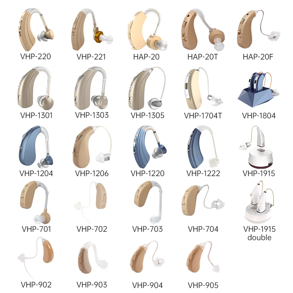 VOHOM Chinese sound amplifier manufacturer supplier Wholesale price OEM ODM provides BTE behing the ear OTC hearing AIDS