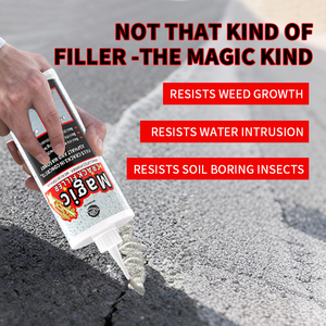 Produit de Remplissage pour Fissures d'Asphalte Black Magic, Bouteille de 2,5 lb, Répare Toutes les Fissures dans les Allées, Patios et Bétons, Installation Facile, Granulaire Sec, Sans Désordre - Product Image 2