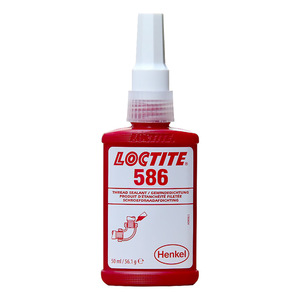 Henkel <span class=keywords><strong>LOCTITE</strong></span> 586 Tubería de alta resistencia Presión Rosca neumática Sellado Pegamento anaeróbico Cinta de materia prima líquida Base acrílica - Product Image 1