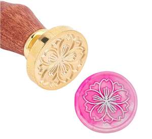 Herramientas de barra Cabeza de latón extraíble 25mm Flores Sellado Vintage Retro Madera Sello de hielo para Rusia Bloemenbier Cadence Corsair - Product Image 2