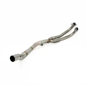 Para <span class=keywords><strong>YAMAHA</strong></span> TMAX 560 <span class=keywords><strong>T</strong></span> <span class=keywords><strong>MAX</strong></span> <span class=keywords><strong>2023</strong></span> 2024 Escape de motocicleta Moto Sistema de codo de bicicleta completo Tubo de enlace medio delantero deslizante P426 - Product Image 3