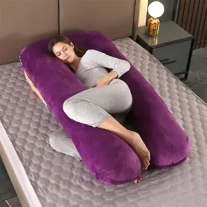 Venta caliente en forma de U fabricante de cuerpo completo suministro almohada embarazo almohada