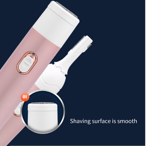 Women Electric Shaver Portable 4 in 1 Lady Painless Nose <b>Eyebrow</b> Facial <b>Hair</b> <b>Remover</b> Grooming Kit - Product Image 5