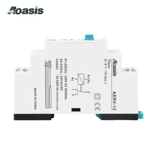 AOASIS AERV-12 220V röle güç elektronik ayarlanabilir gecikme süresi röle