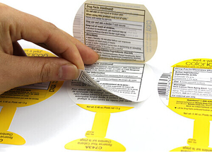 Étiquettes multicouches OEM découpées à la forme, autocollantes pour l'emballage alimentaire - Product Image 5