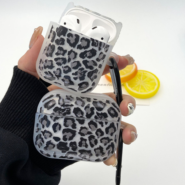New Wholesale Leopard Print Shockproof Case for AirPods Custom Stylish Earphone Cases for Airpods 1 2 3 4