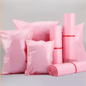 주문 로고 옷 분홍색 많은 우송자 급행 특사 우송 플라스틱 봉투 포장 부대