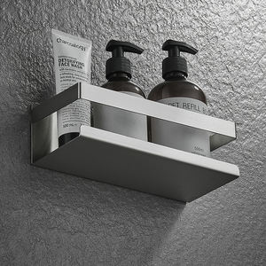 Mensola <span class=keywords><strong>doccia</strong></span> autoadesiva nero opaco in acciaio inox <span class=keywords><strong>doccia</strong></span> Caddy <span class=keywords><strong>porta</strong></span> <span class=keywords><strong>Shampoo</strong></span> bagno - Product Image 5