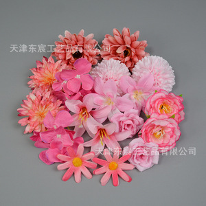 Kit de materiales de flores artificiales Dongchen Crafts, flores de seda para sombreros, mochilas, cajas decorativas, horquillas para el cabello, accesorios para bodas, decoración del hogar - Product Image 2