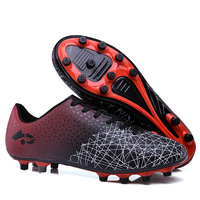 Chaussures de football unisexes pour adultes et enfants, tige en PVC, doublure en mesh respirant, semelle extérieure en caoutchouc durable - Utilisation pour l'entraînement scolaire et les matchs