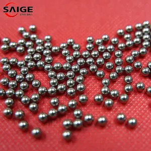 كرة من الفولاذ المقاوم للصدأ ss304 مضادة للصدأ 1/4 بوصة بحجم 6.35 ملم كرة من الفولاذ لحمل