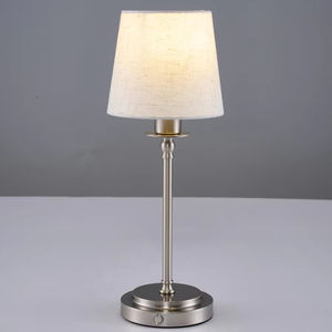 Lámpara de Mesa Minimalista Vintage con Pantalla de Ratán, Diseño Nórdico, Control Remoto, Ahorro de Energía, AC 220V, para Restaurante - Product Image 1