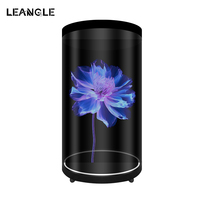 Nouveau design tendance, écran LED miniature de 75 à 86 pouces, afficheur publicitaire transparent, projecteur, tubes holographiques 3D
