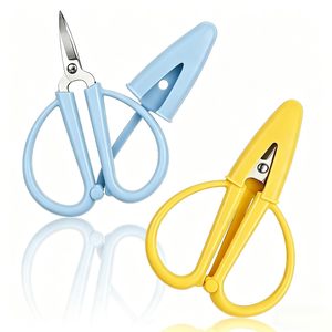Colorful Mini <b>Sewing</b> Scissors with Silicone Tip Protector Super Snips for Embroidery and DIY Craft - Product Image 1
