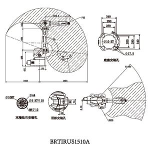Robot Industrial de Seis Ejes BORUNTE, Longitud del Brazo de 1500 mm, Capacidad de Carga de 10 kg, Componentes Centrales del Motor PLC, Protección IP54, Multivoltaje - Product Image 4